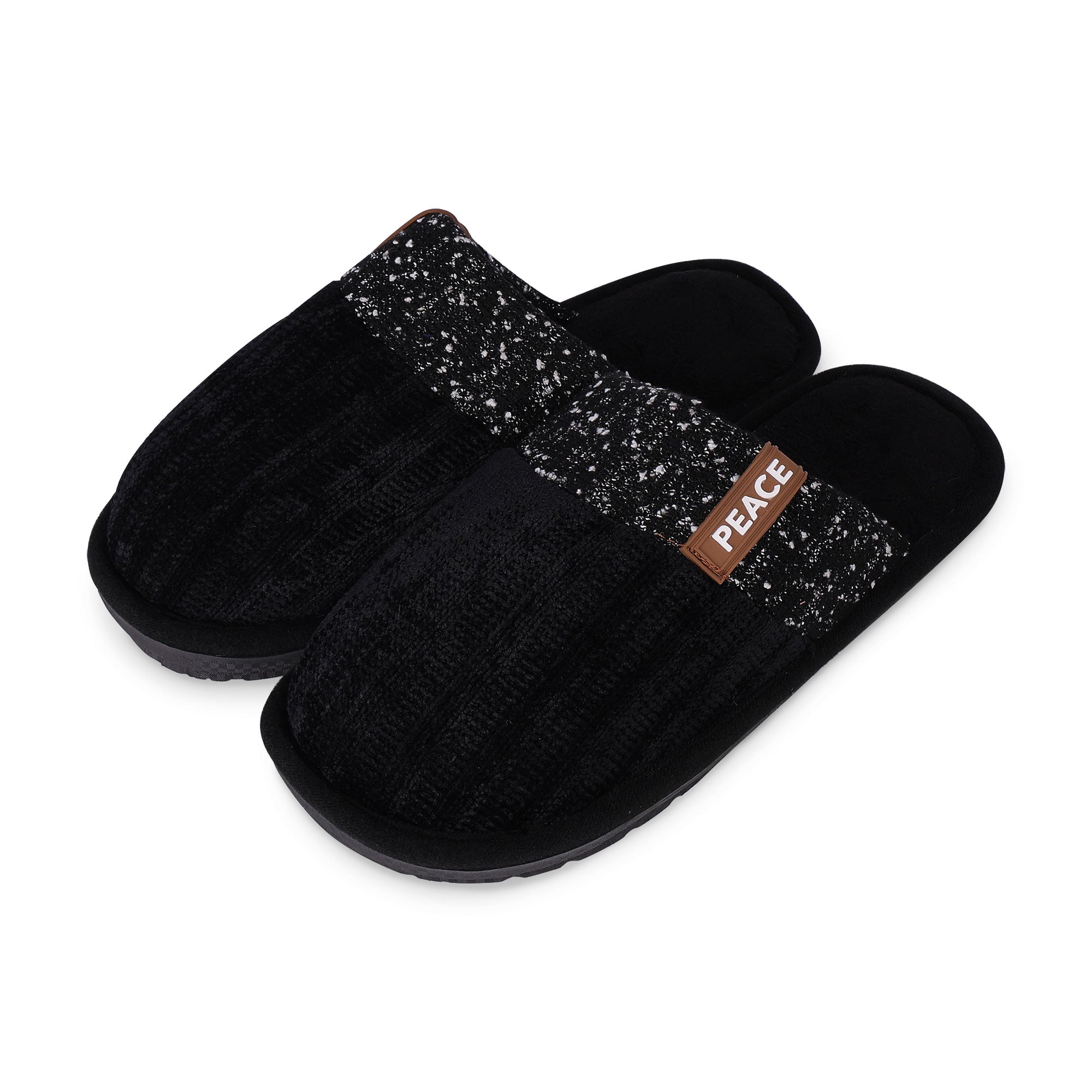 Чоловічі кімнатні капці 2Step закриті, чорні, розмір 42-43 (WMSL2023-7-Blk)