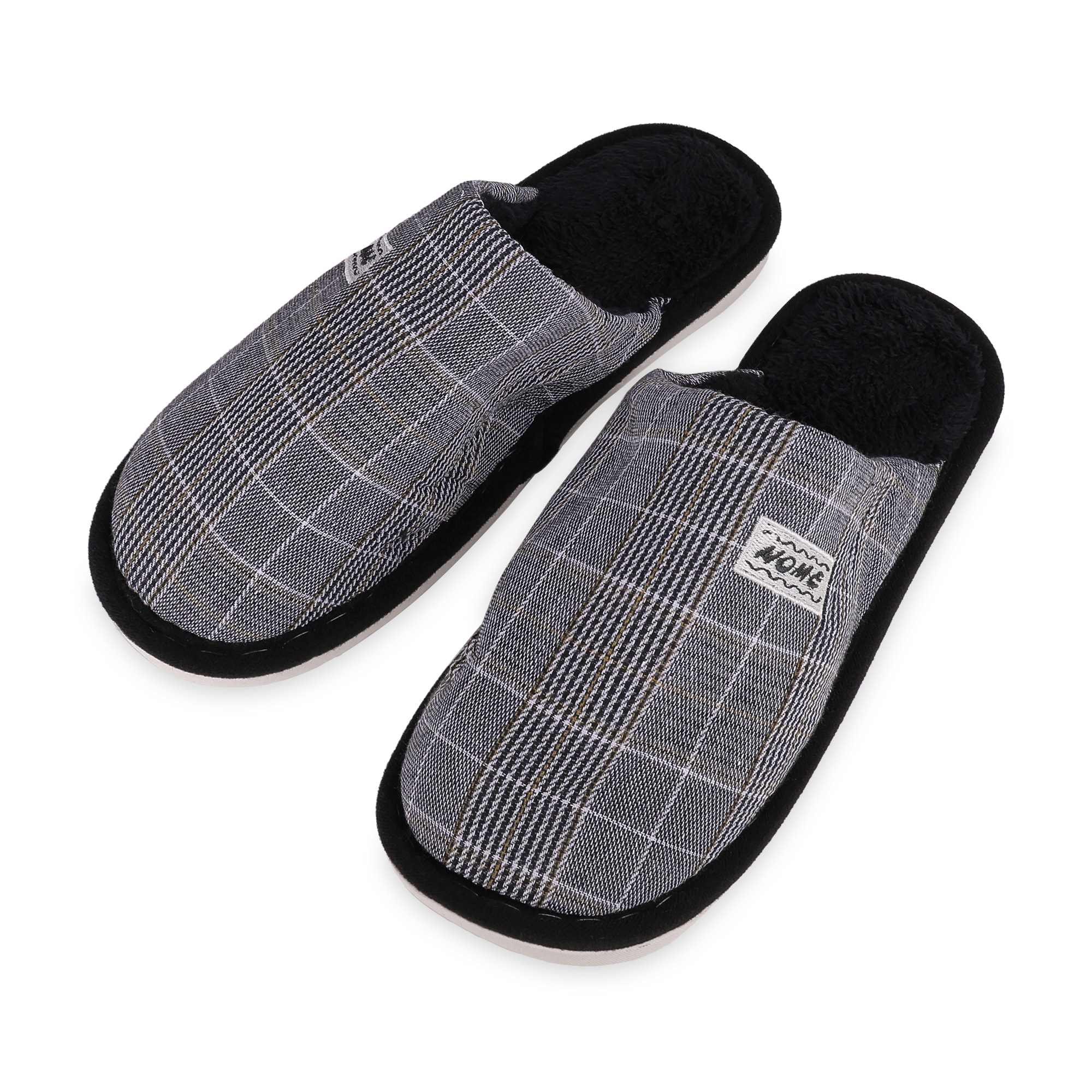 Чоловічі кімнатні капці 2Step закриті, чорні, розмір 41-42 (WMSL2025-6-Blk)